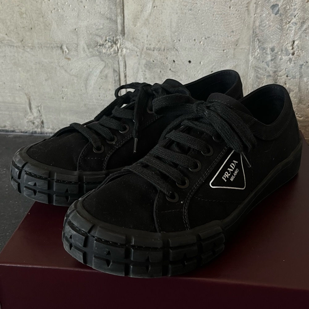 Prada sneakers/ chunky rubber soles